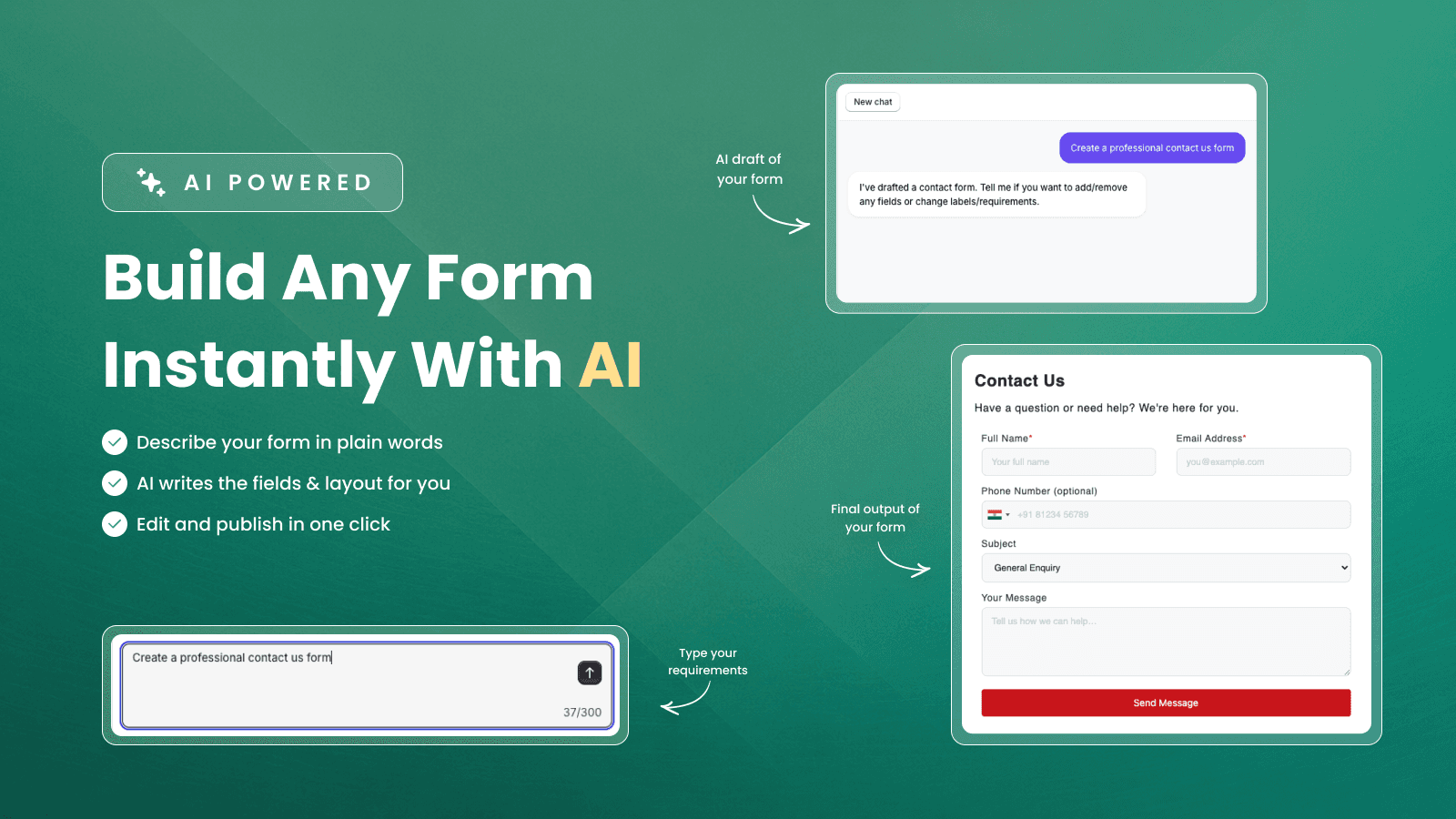 SK Contact Form Builder screenshot 1