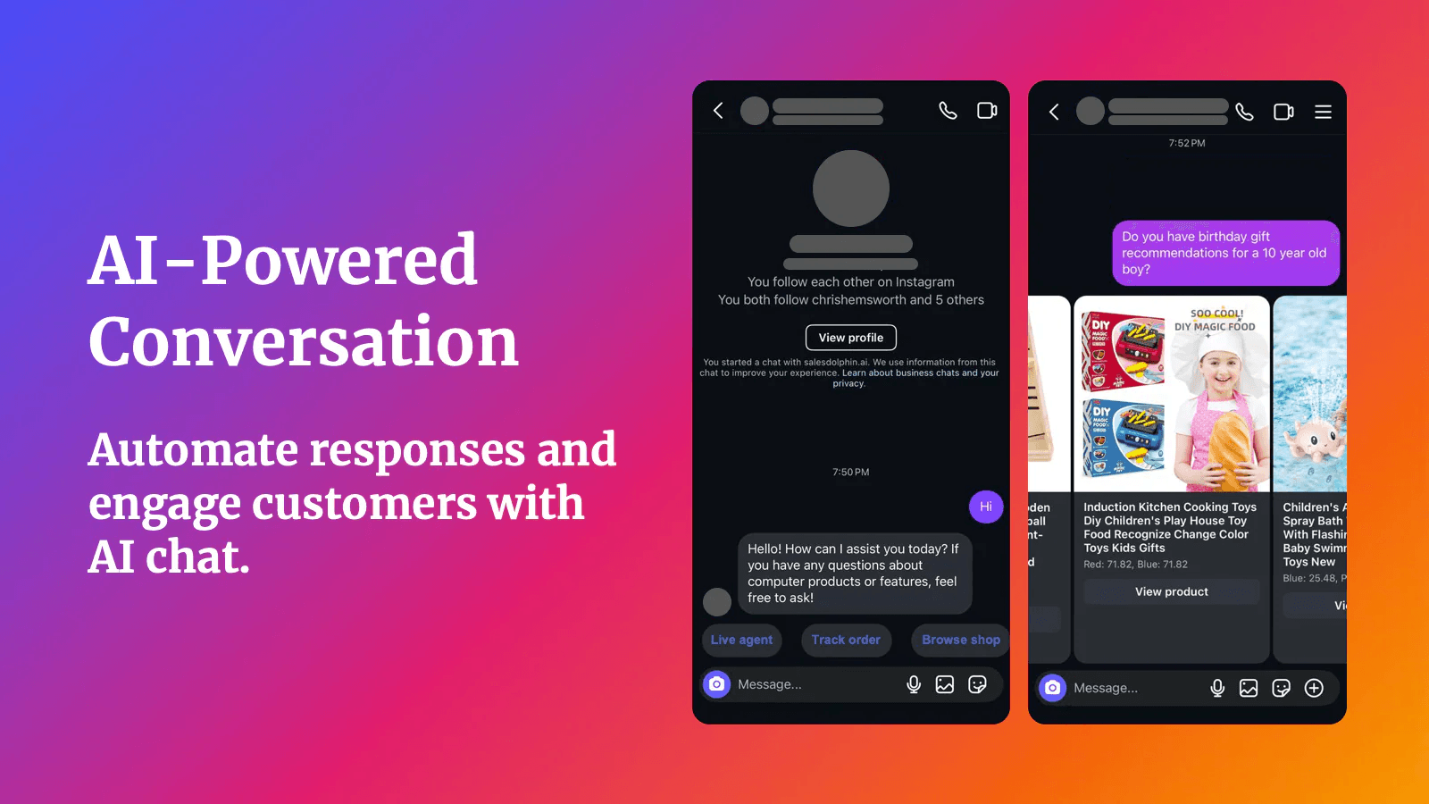 ∞ Facebook & Instagram Shop AI screenshot 2
