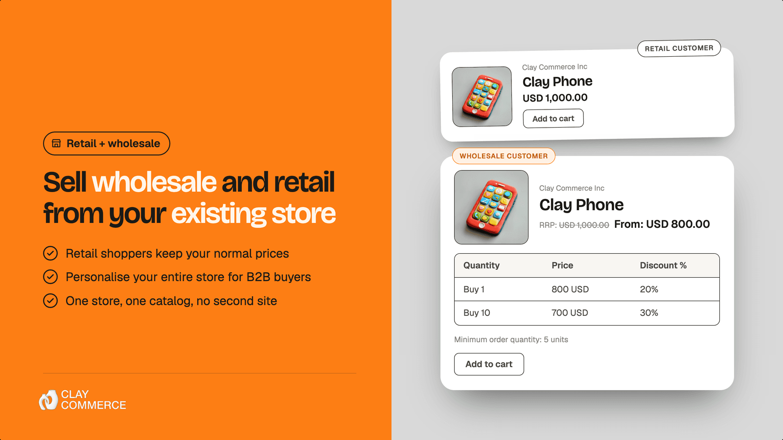 Clay • B2B Wholesale Pricing screenshot 1