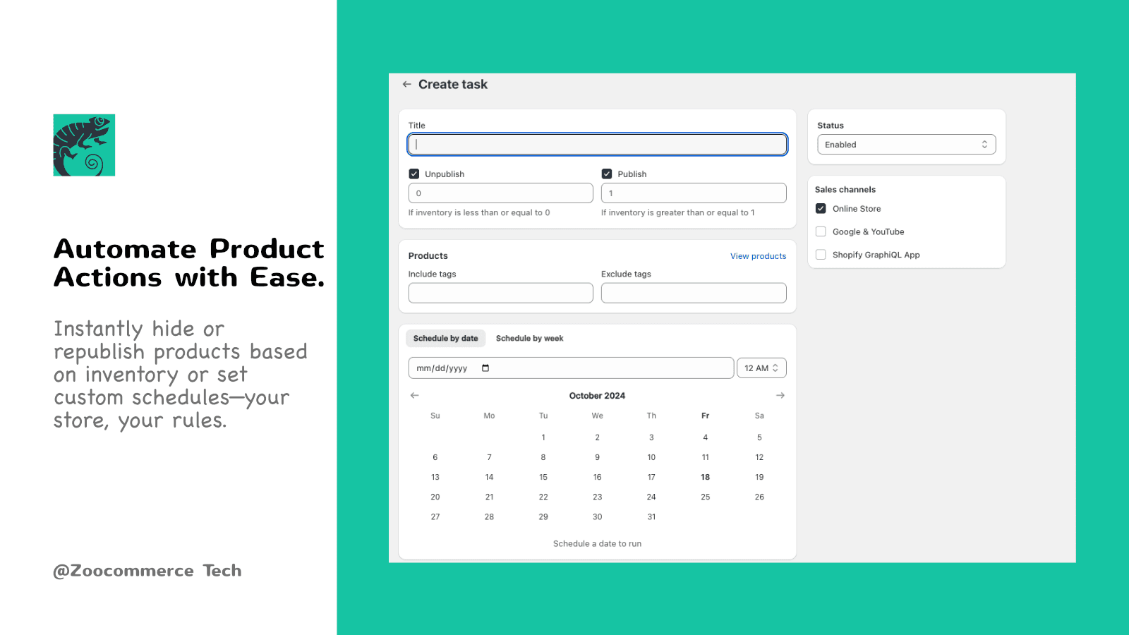 Publish or Hide Products X screenshot 2