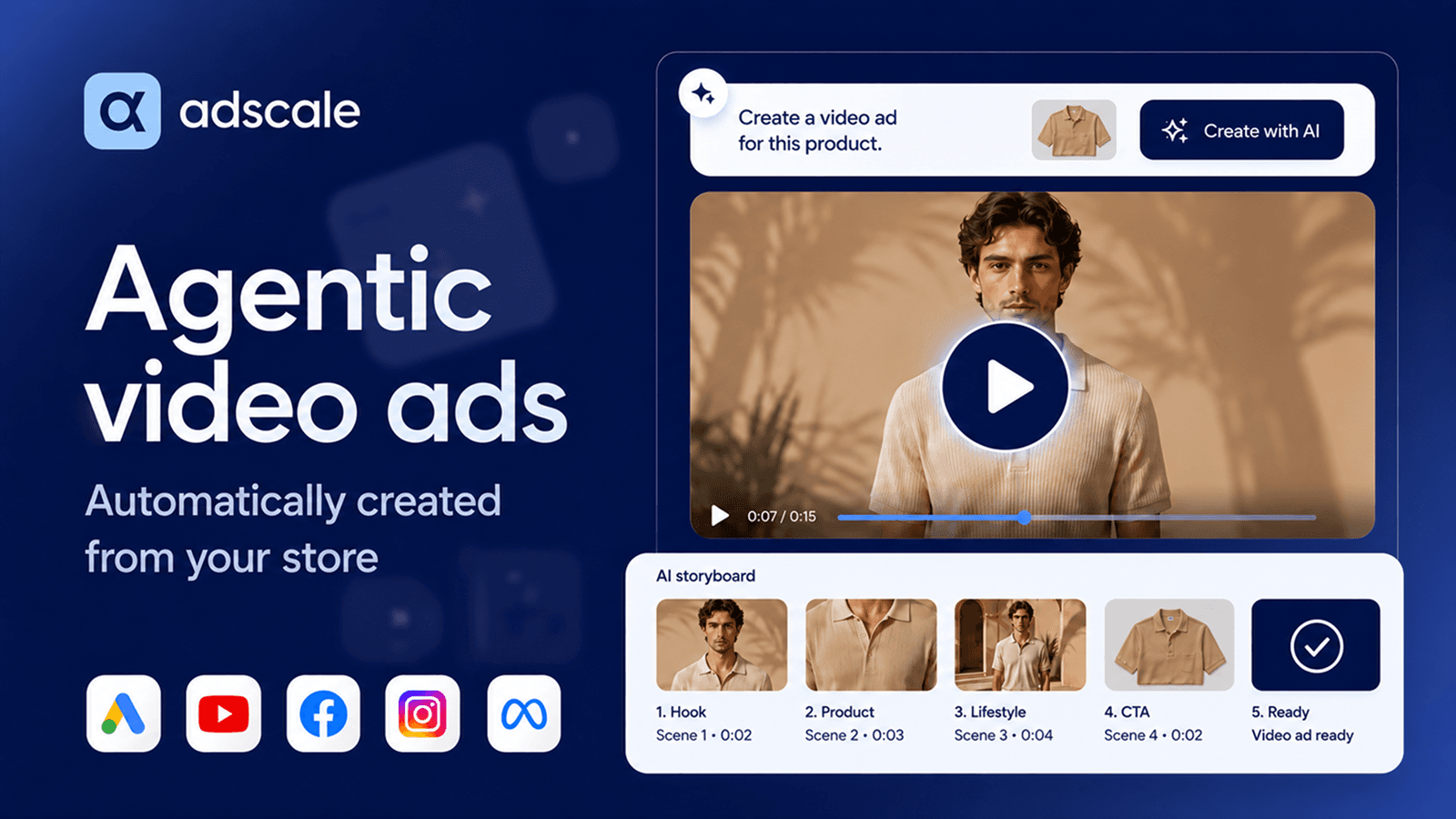 AdScale AI Ads Meta/Google Ads screenshot 1