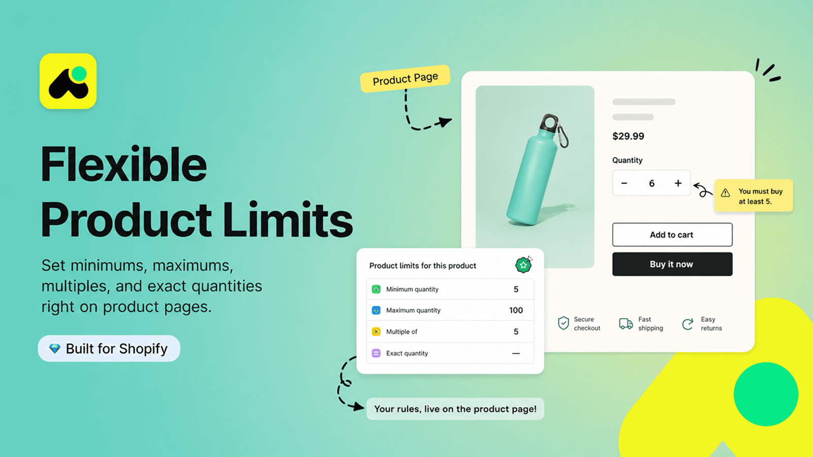 Madgic Order Limits Quantity screenshot 2