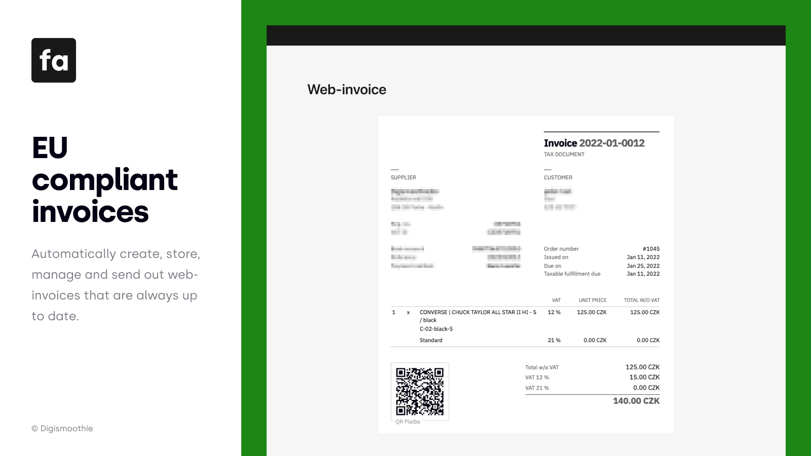 Fakturoid • Integration screenshot 2