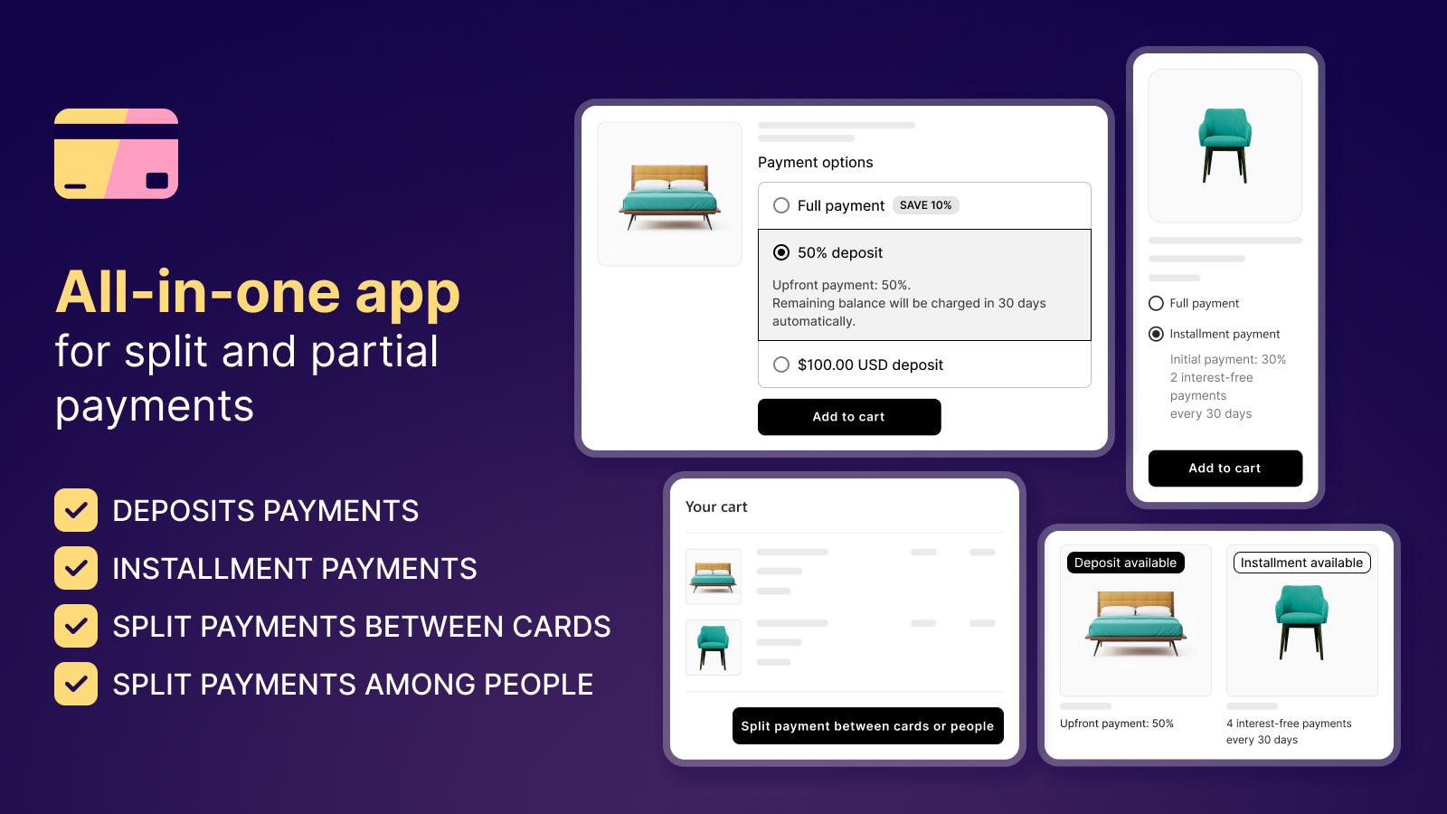 SPD Split Payment & Deposit screenshot 1