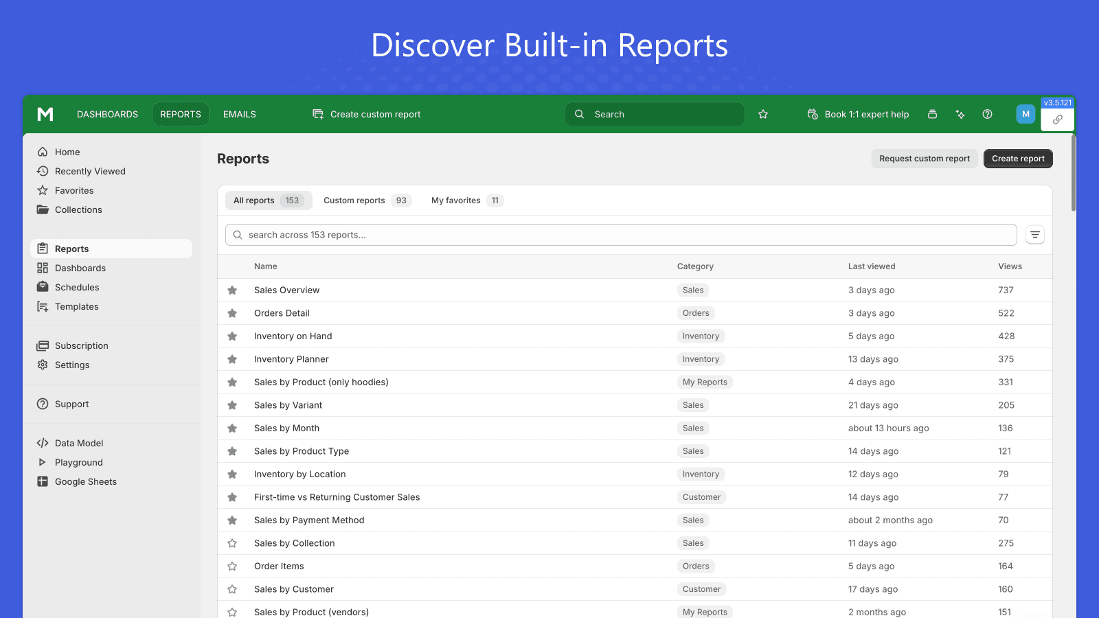 Mipler ‑ Advanced Reports screenshot 2