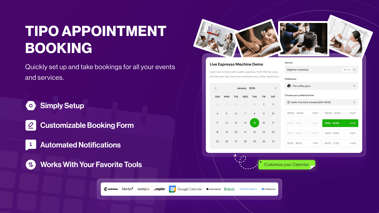 Tipo Appointment Booking screenshot 1