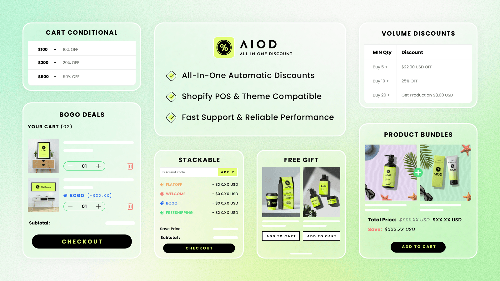 Discounts, BOGO & Gifts ‑ AIOD screenshot 1