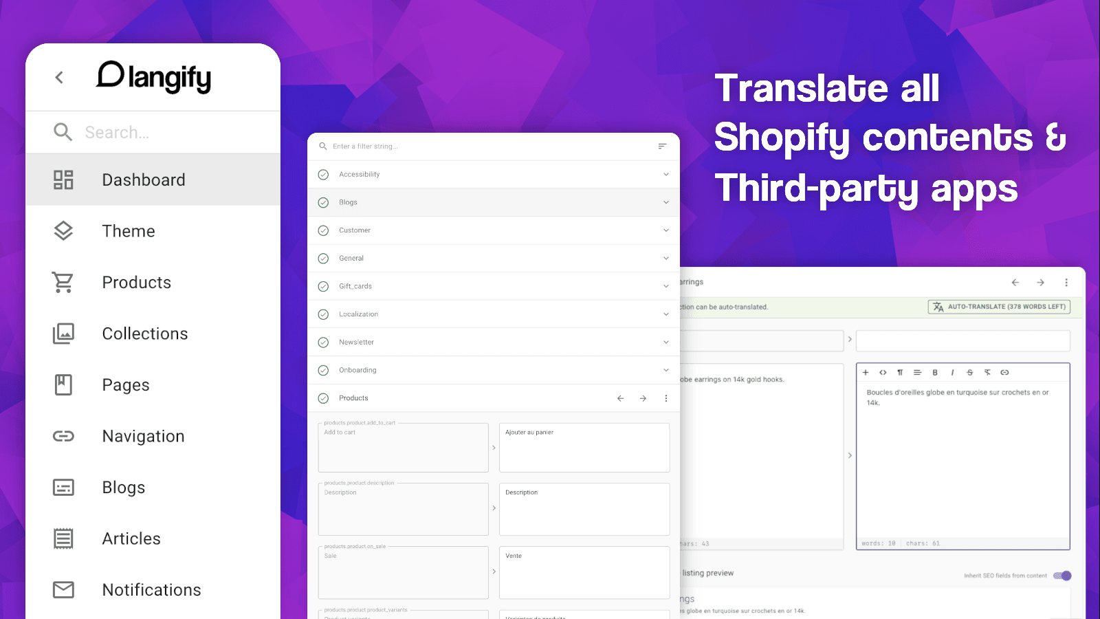 langify ‑ translate your store screenshot 2