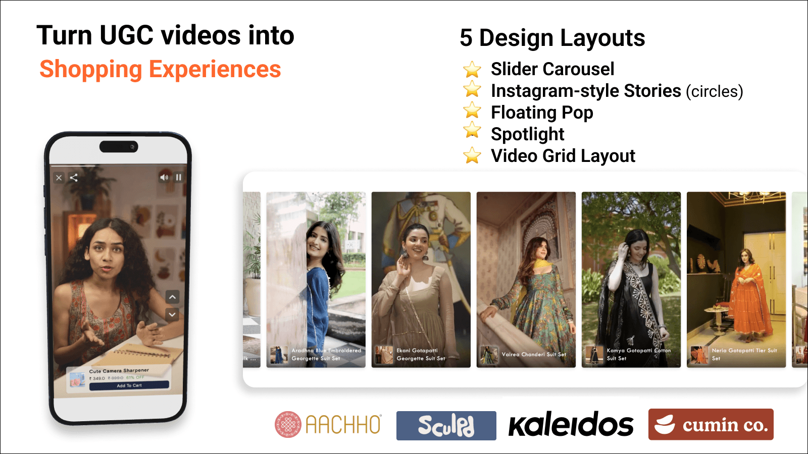 Vizup Shoppable Video Carousel screenshot 1