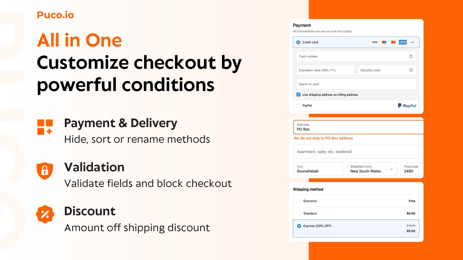 Puco Checkout Rules screenshot 1