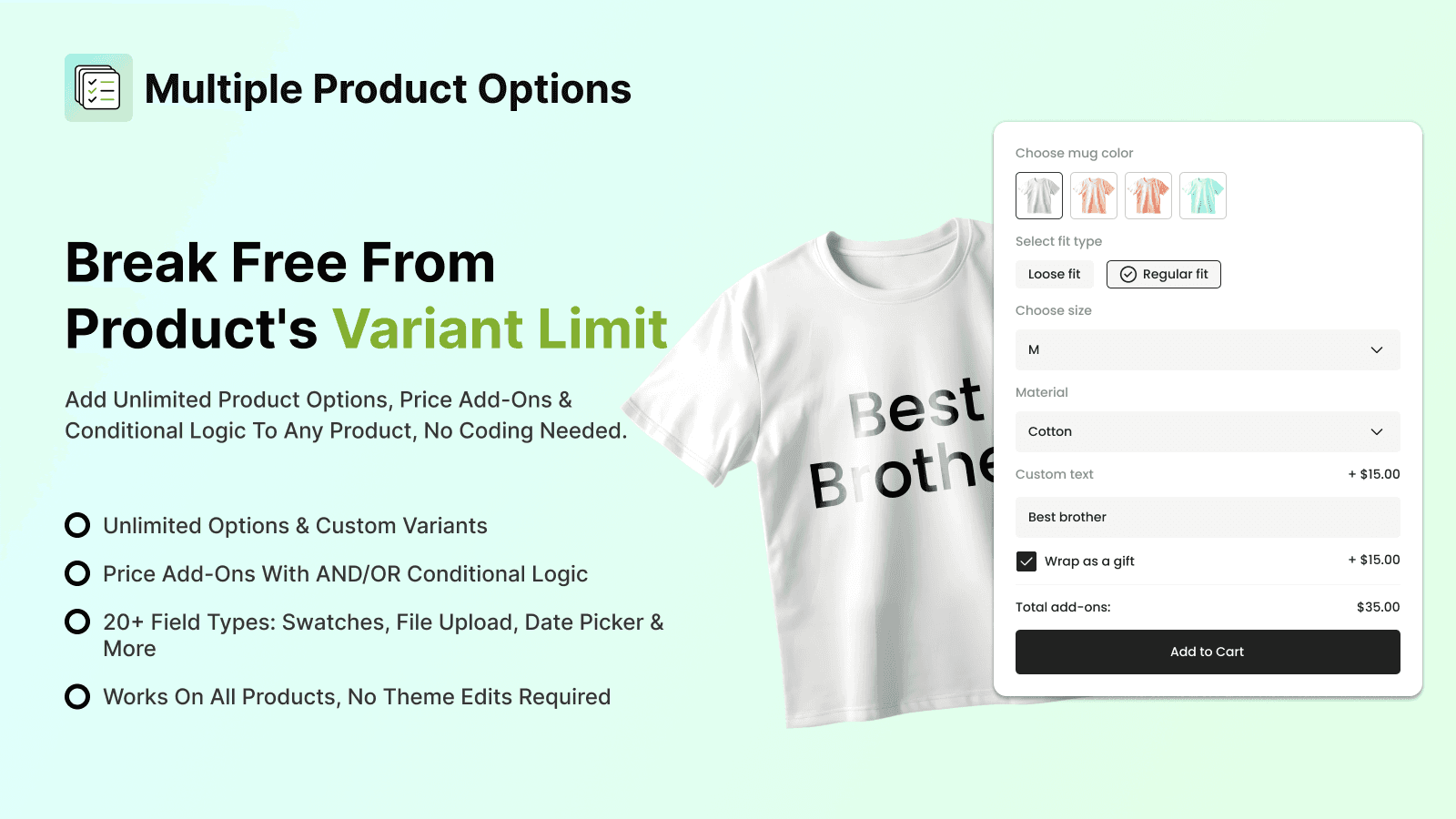 MPO ‑ Multiple Product Options screenshot 1