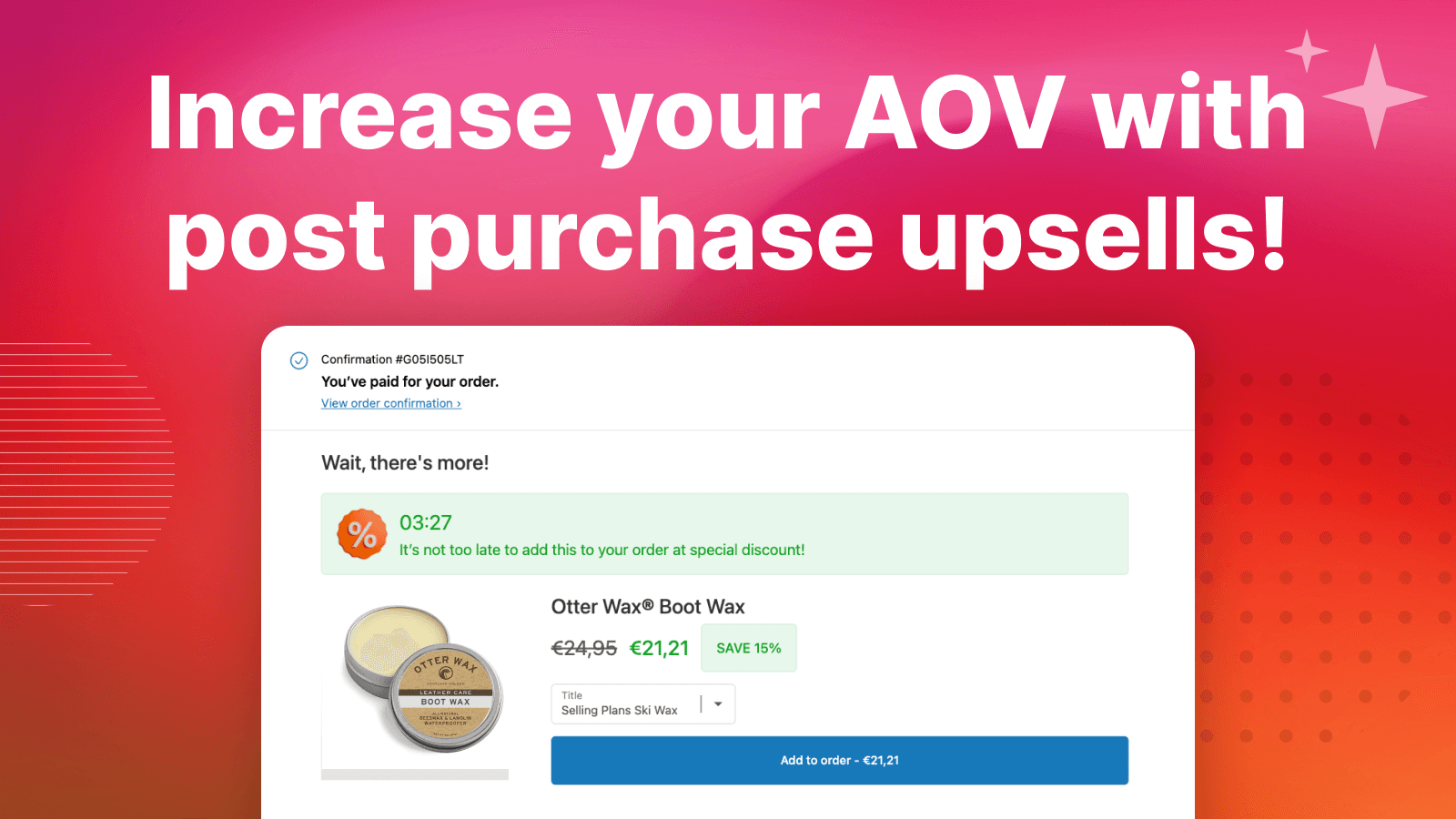 Kaching Post Purchase Upsell screenshot 1