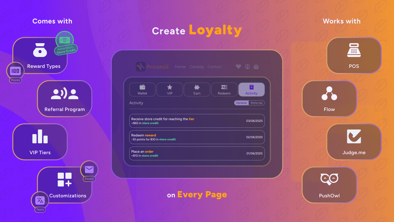 Froonze VIP Loyalty & Wishlist screenshot 2