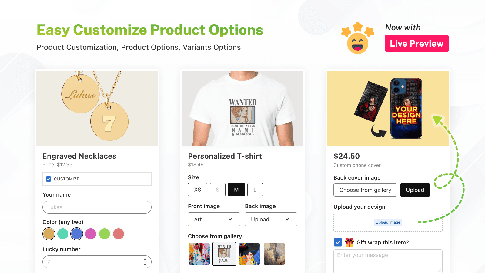 Eazy Product Options & Variant screenshot 1