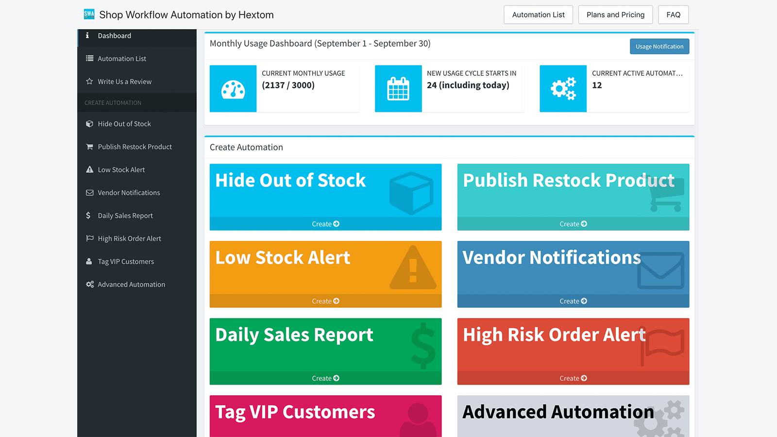 Hextom: Workflow Automation screenshot 2