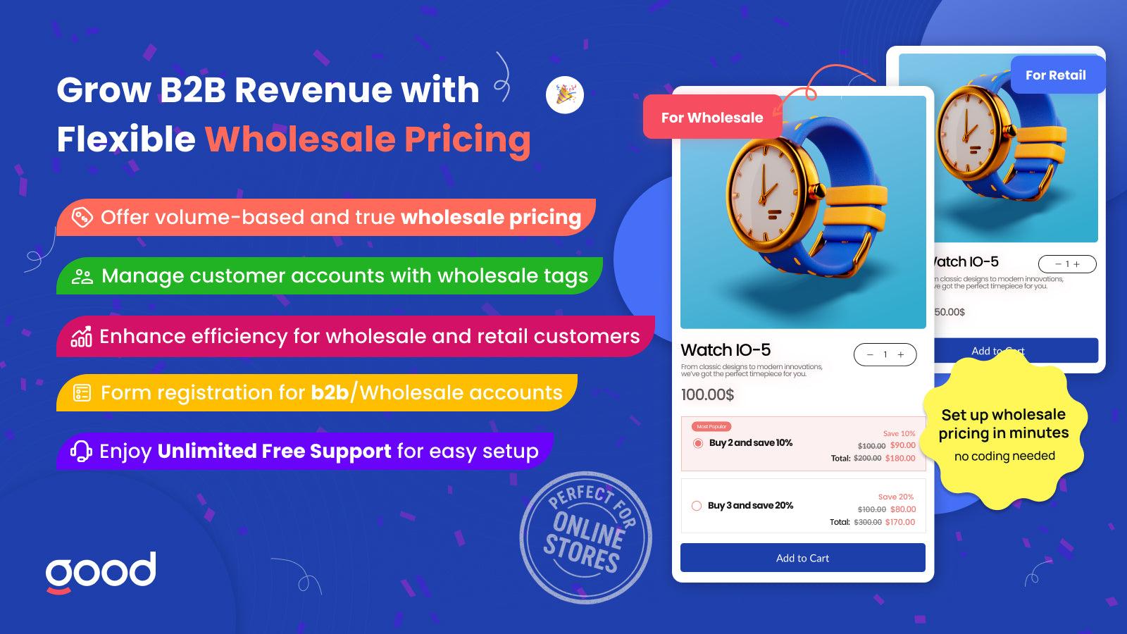 B2B:Wholesale Pricing Discount screenshot 1