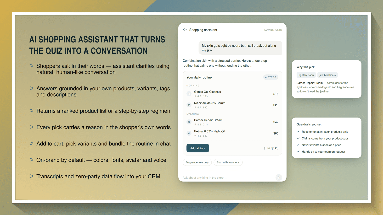 VQB: AI Product Quiz Builder screenshot 2