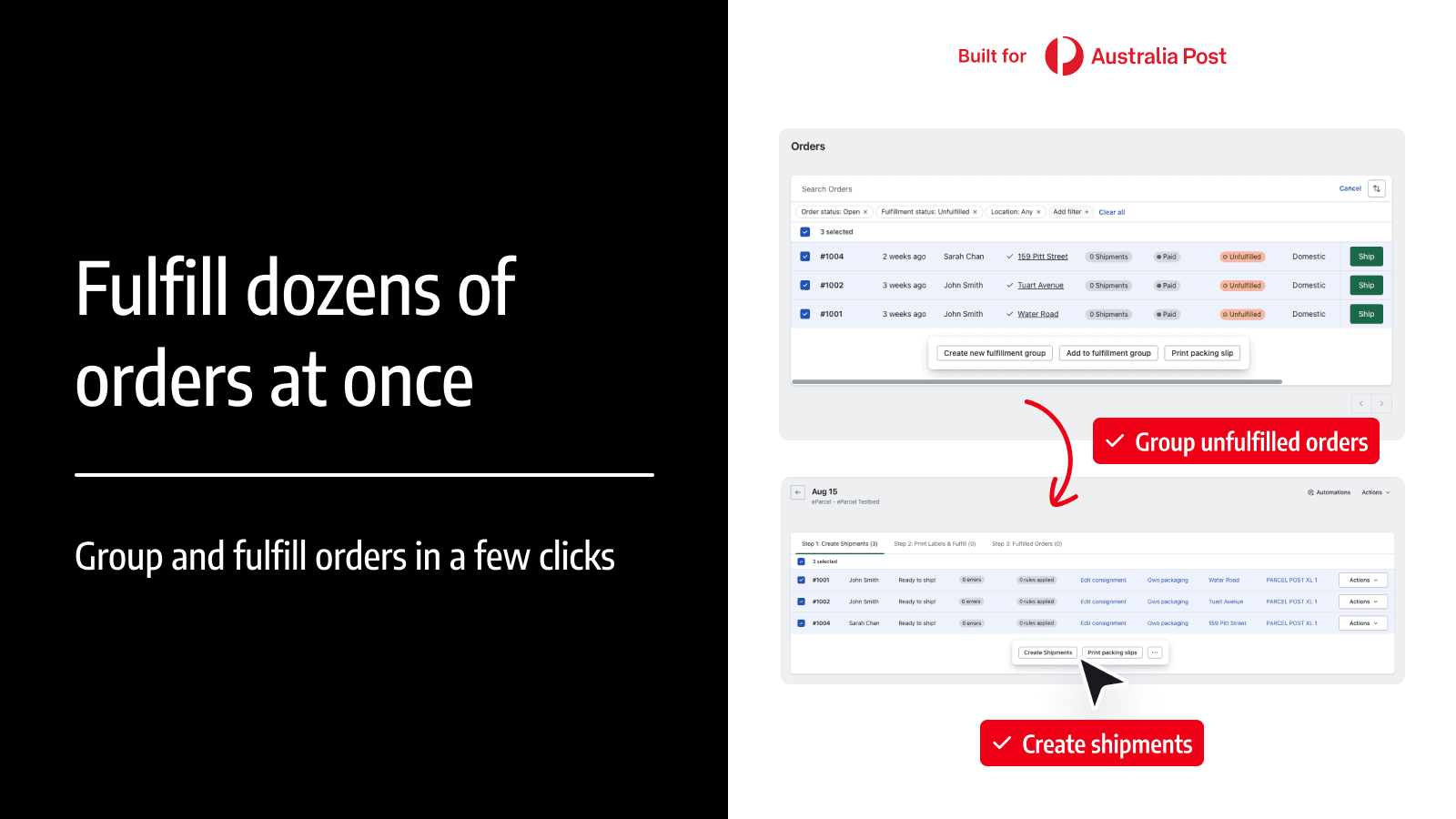 AMP Australia Post Shipping screenshot 2