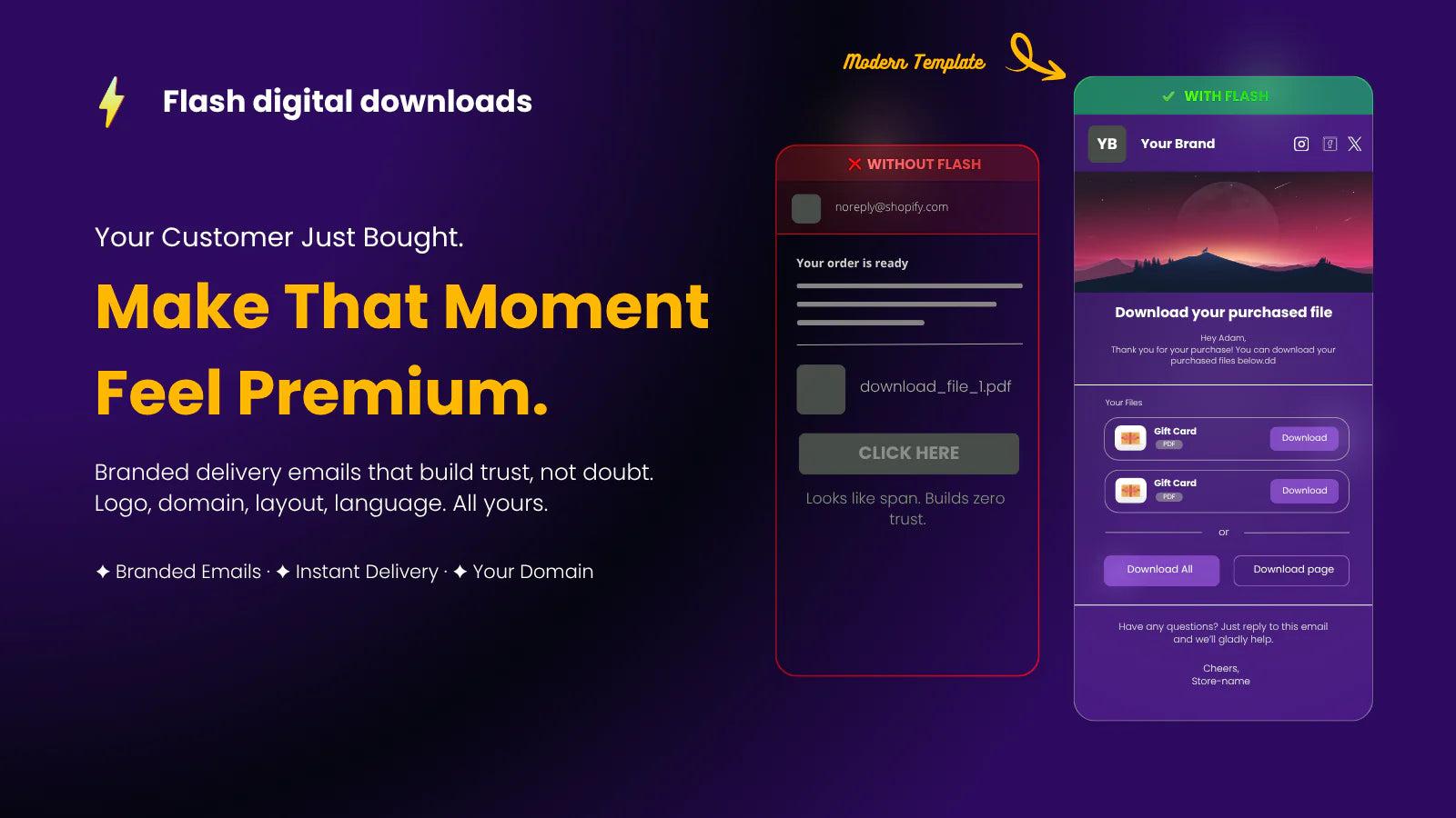 Digital Downloads PDF Flash screenshot 2