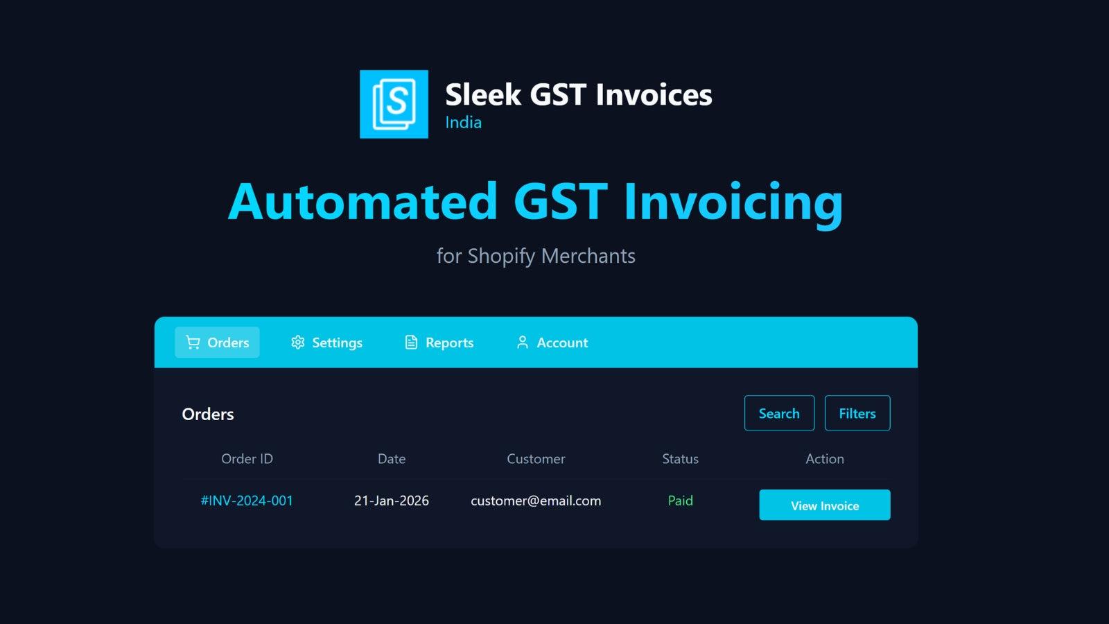Sleek GST Invoices ‑ India screenshot 1