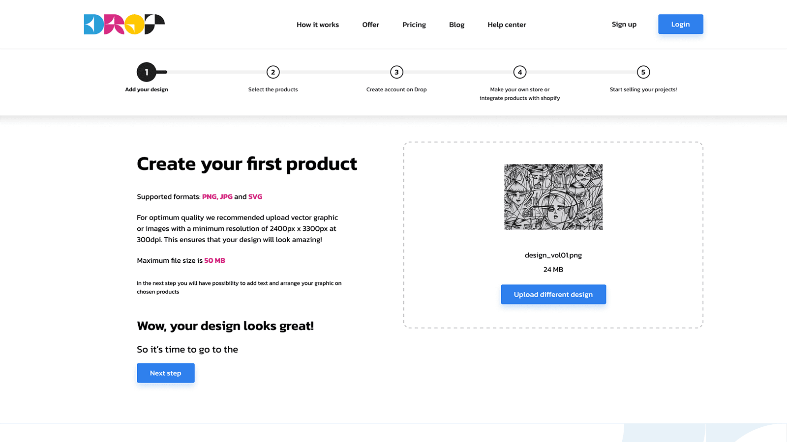 DROP: Print on Demand screenshot 1
