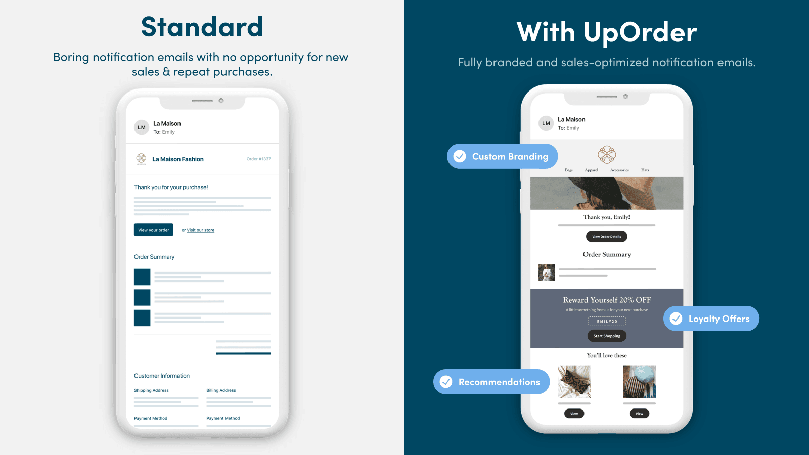 UpOrder screenshot 1