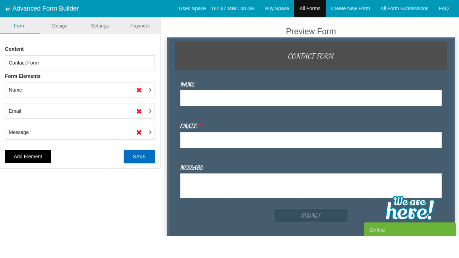 Custom Form Builder by Websyms screenshot 2