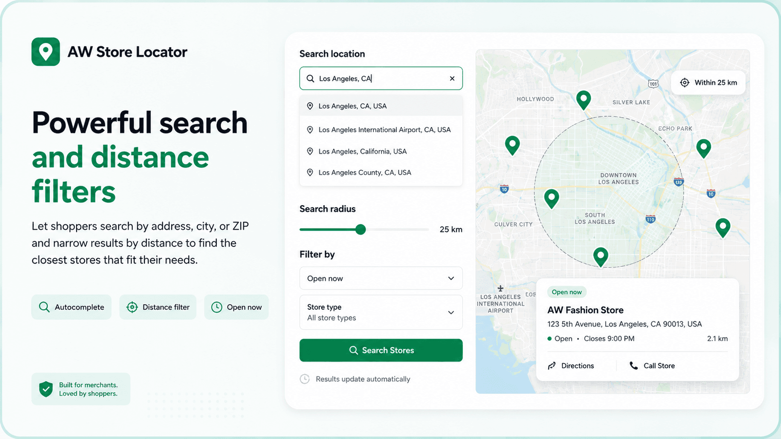 AW Store Locator screenshot 2
