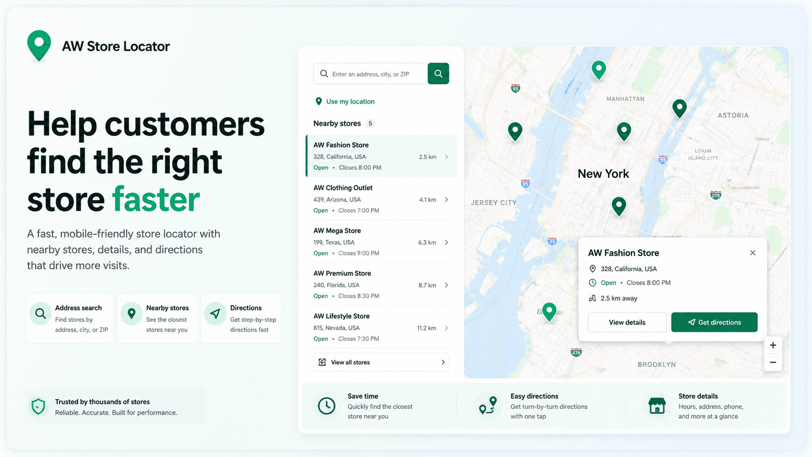 AW Store Locator screenshot 1
