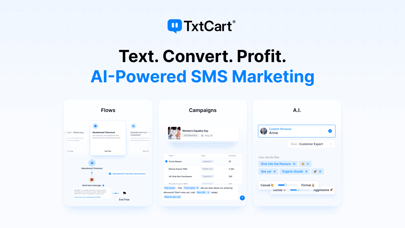 TxtCart AI: SMS Marketing screenshot 1