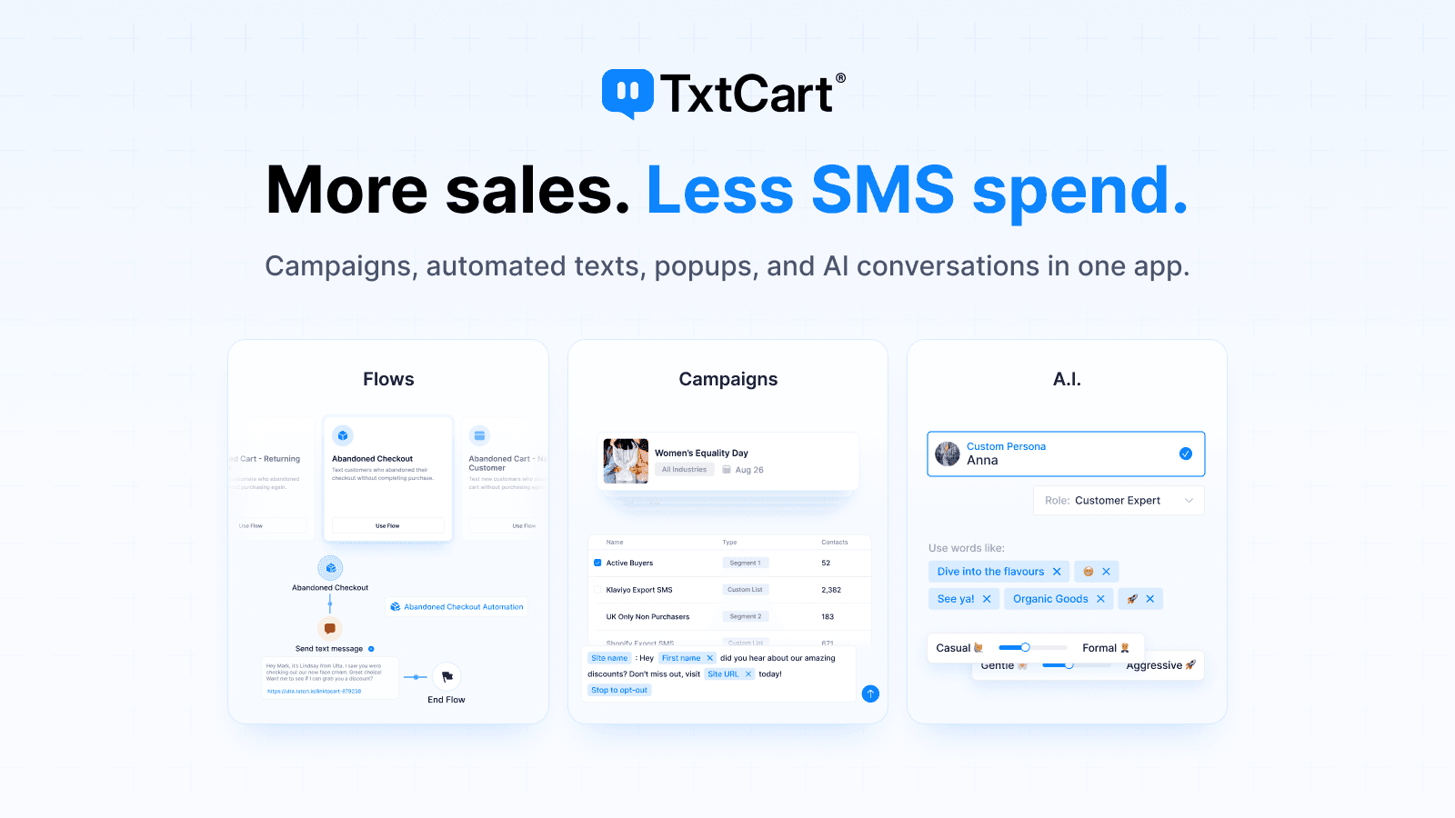 TxtCart AI: SMS Marketing screenshot 1