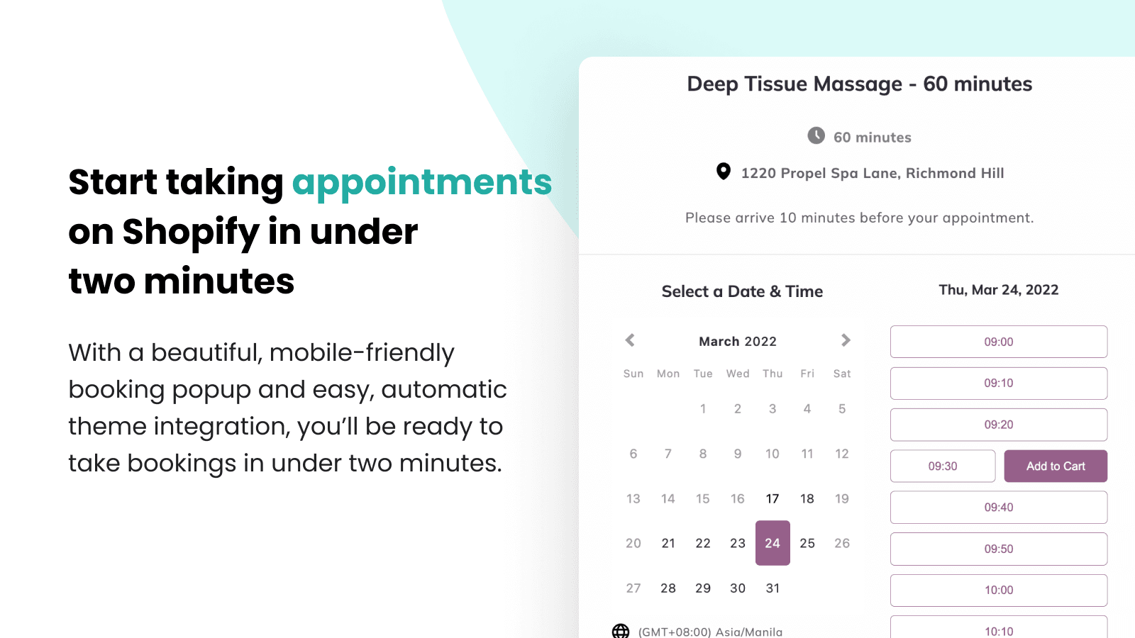 Appointment Booking App Propel screenshot 2