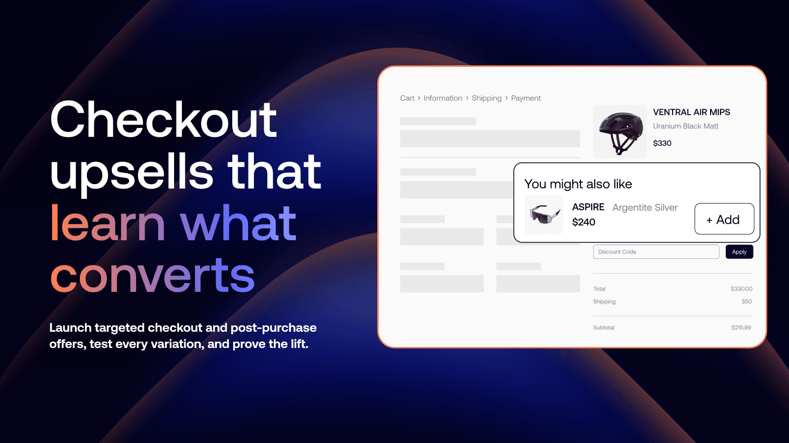 UpsellPlus Checkout Upsell screenshot 1