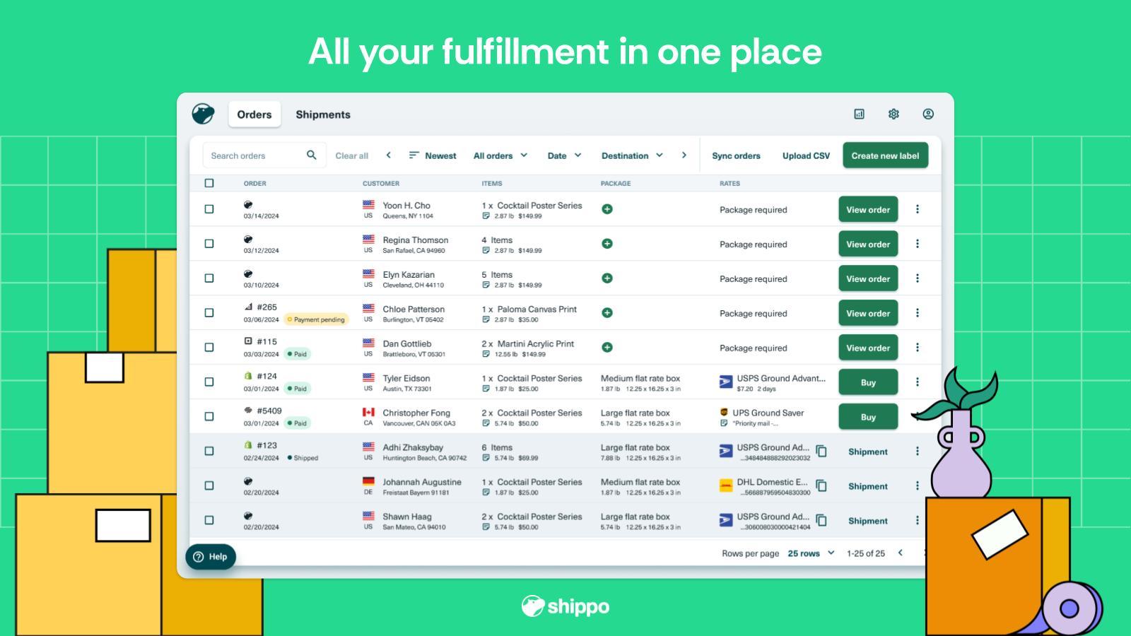 Shippo ‑ Simplified Shipping screenshot 1
