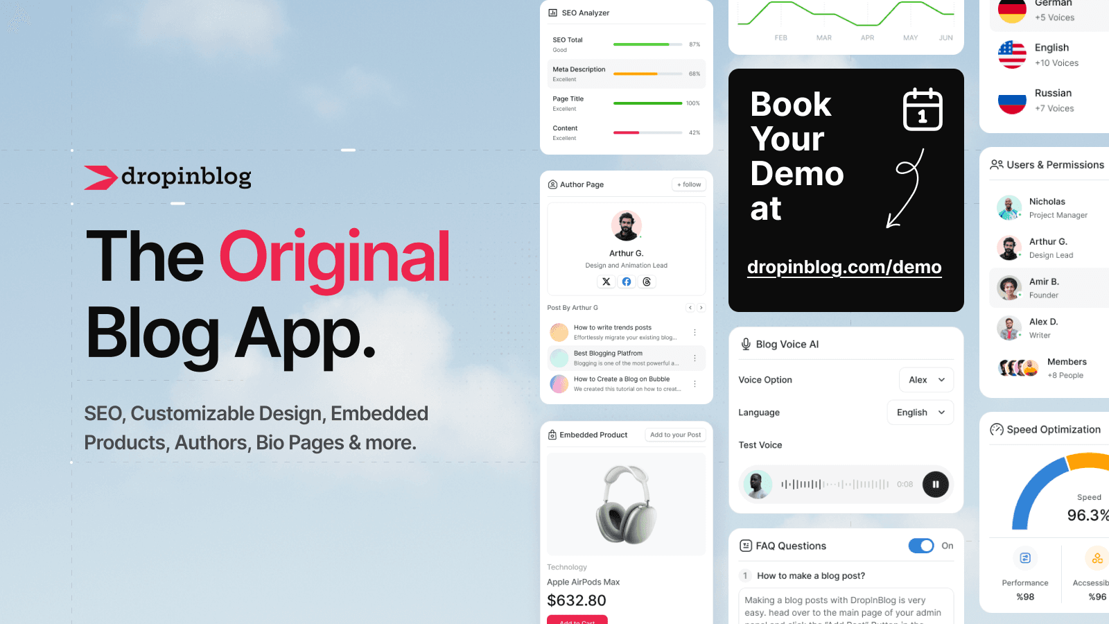 DropInBlog: Blog Engine screenshot 1