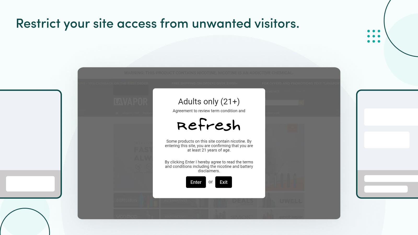Hulk Age Verification Popup screenshot 2