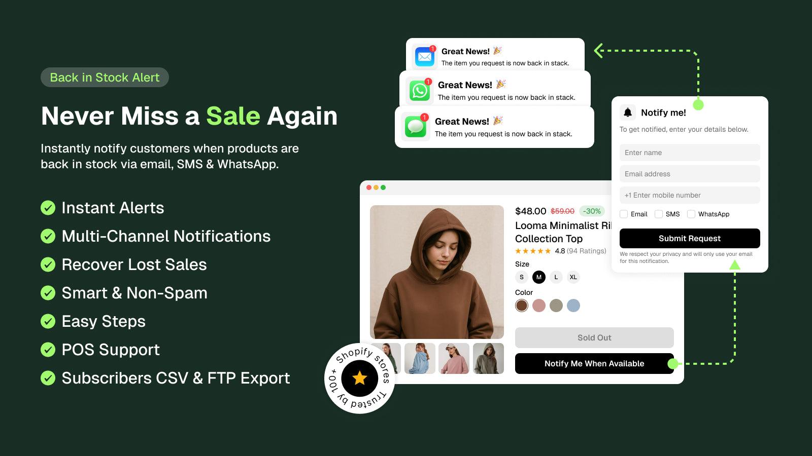 Stok: Back in Stock Preorders screenshot 2