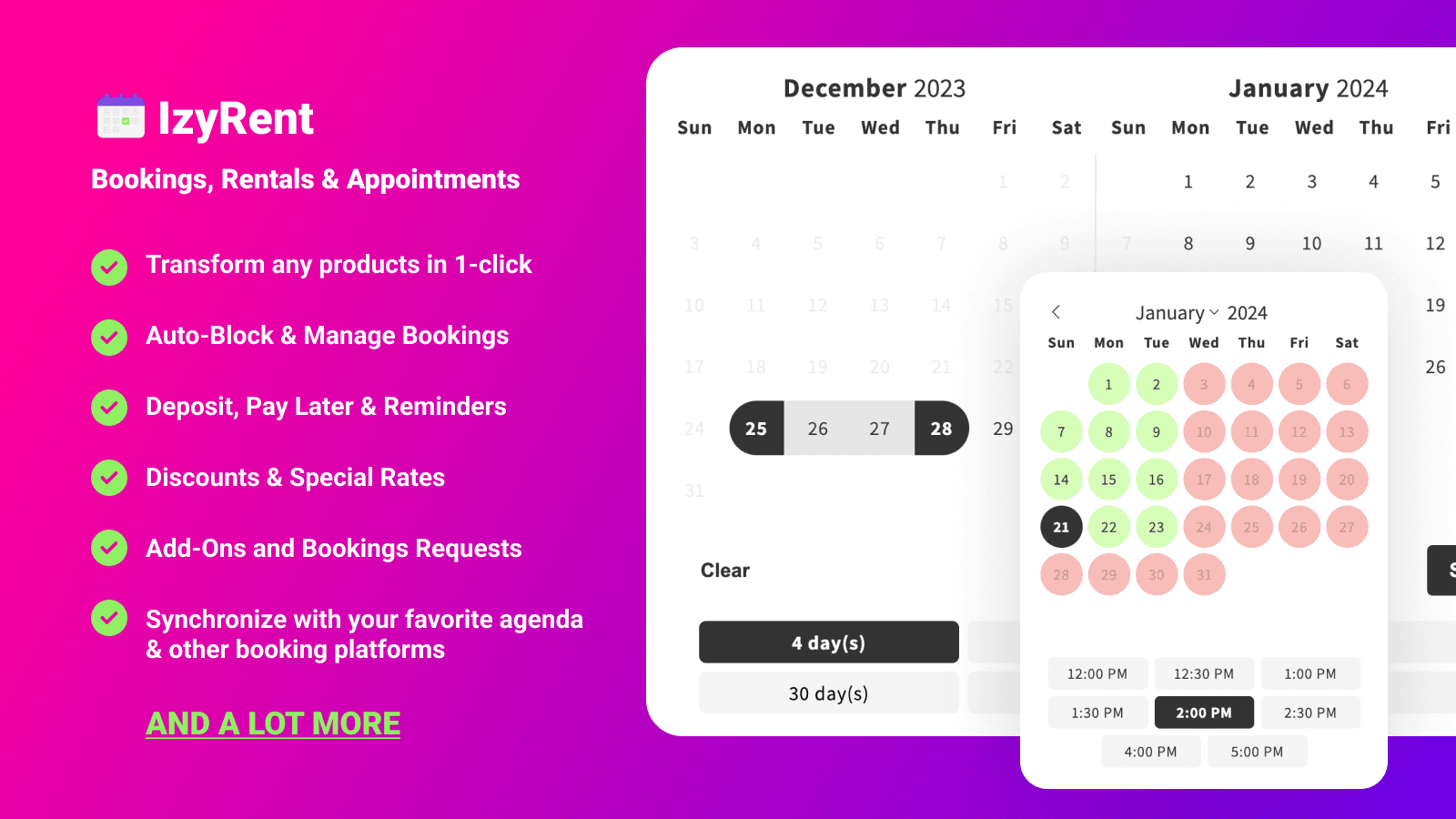IzyRent: Rentals & Bookings screenshot 1
