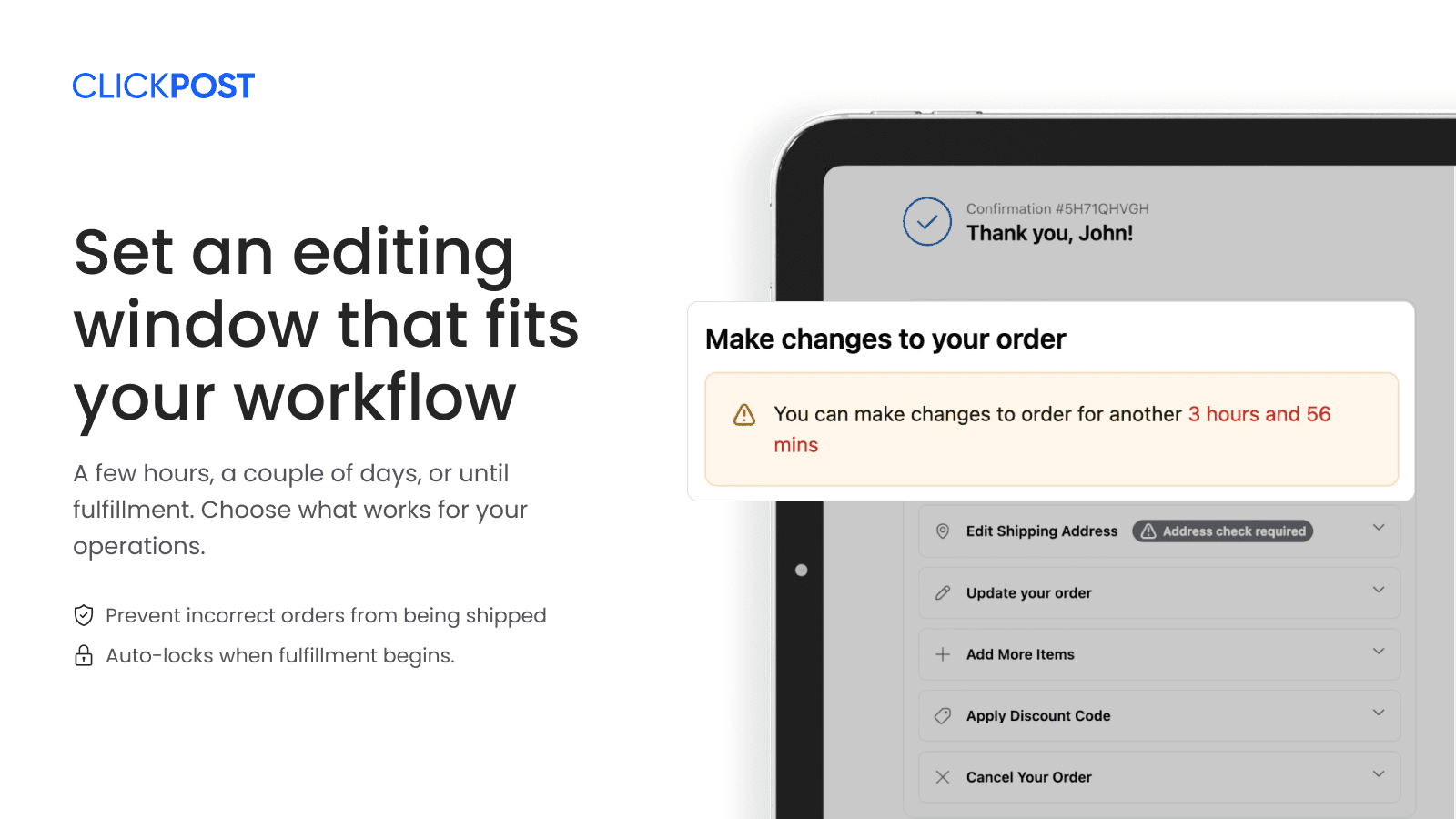 CP: Order Editing & Upsells screenshot 1