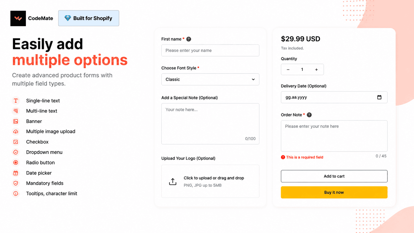 Textly: Product Custom Fields screenshot 2