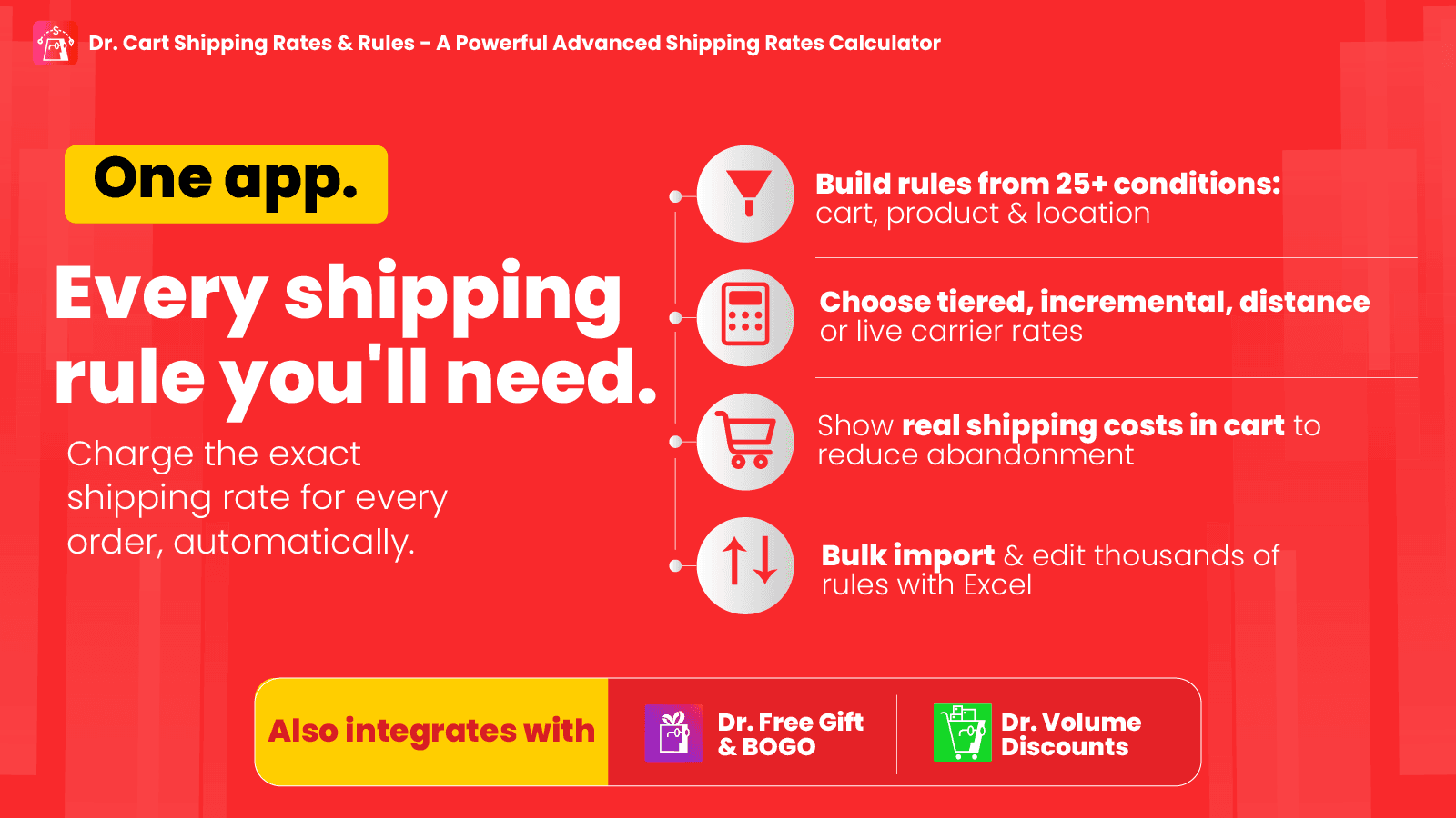 Dr Cart Shipping Rates & Rules screenshot 1