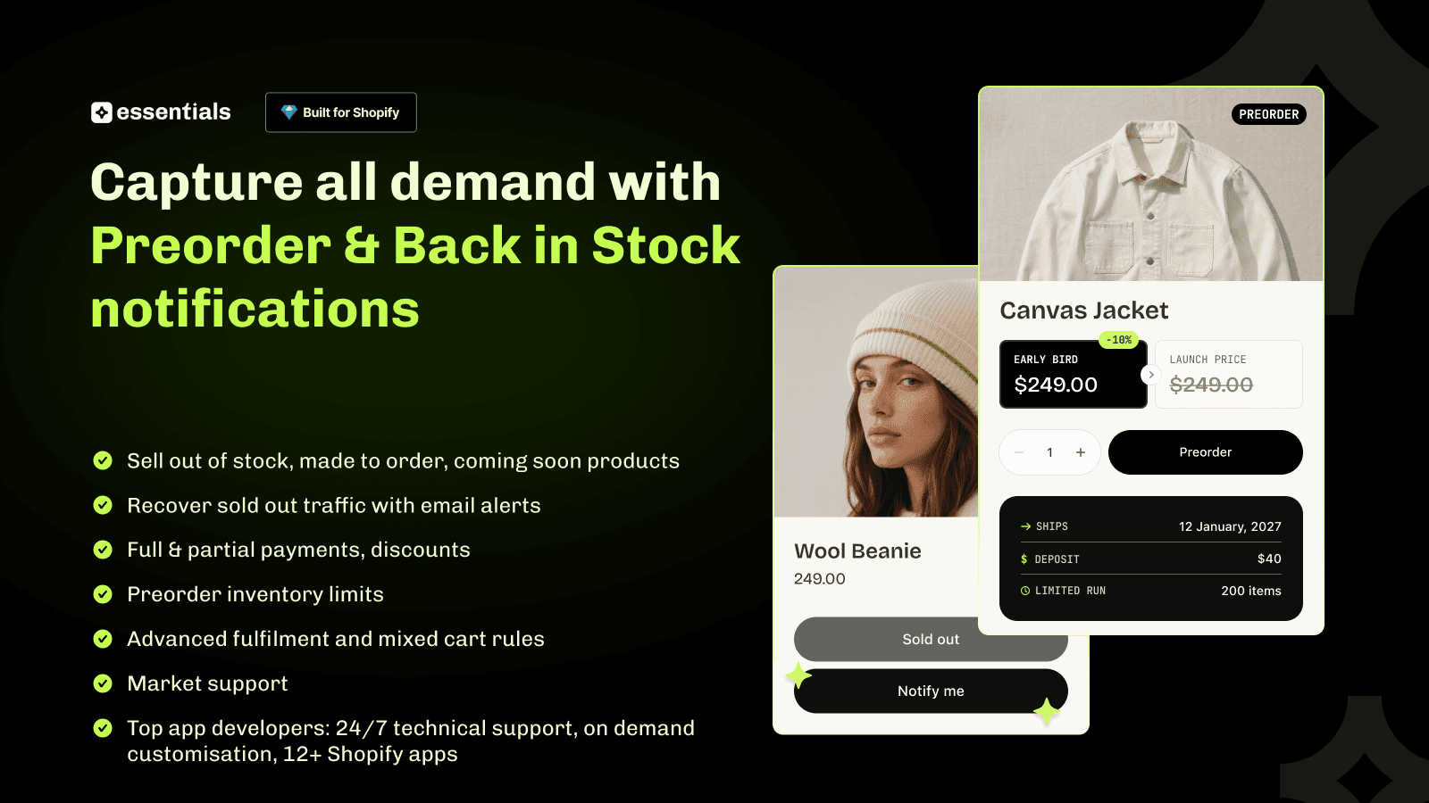 Essent Preorder Back in Stock screenshot 1