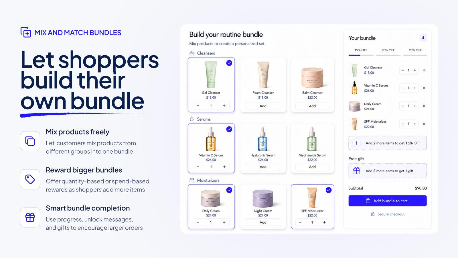 Mix and Match Bundle Builder screenshot 2