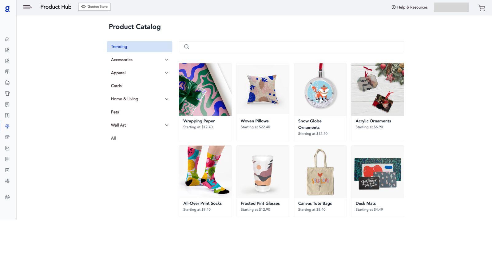 Gooten: Print on Demand screenshot 1