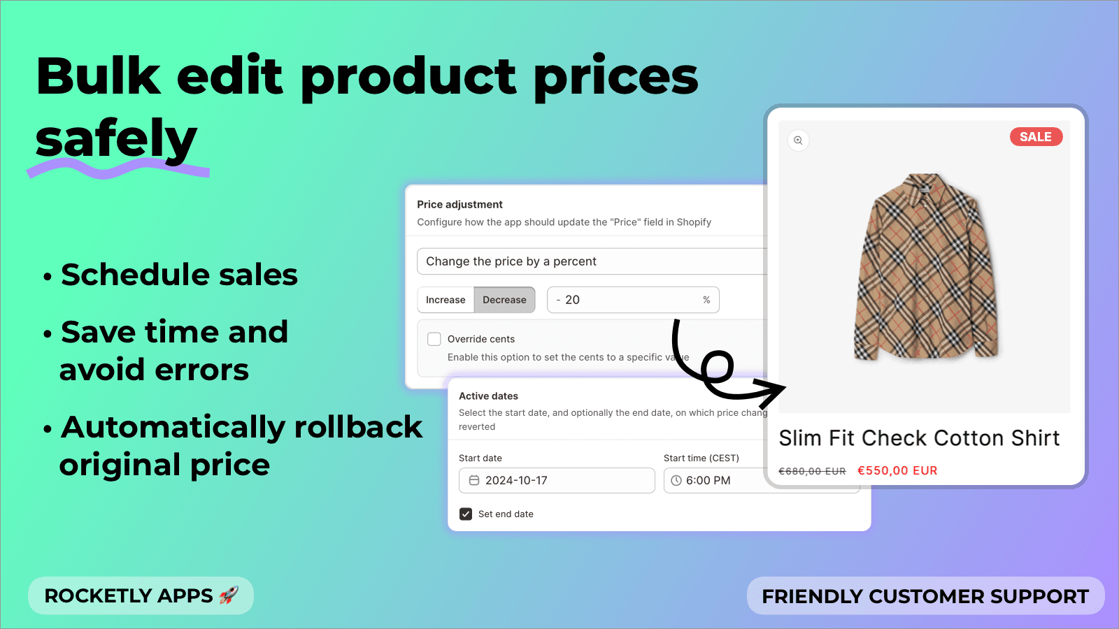 Rocketly: Bulk Price Editor screenshot 1