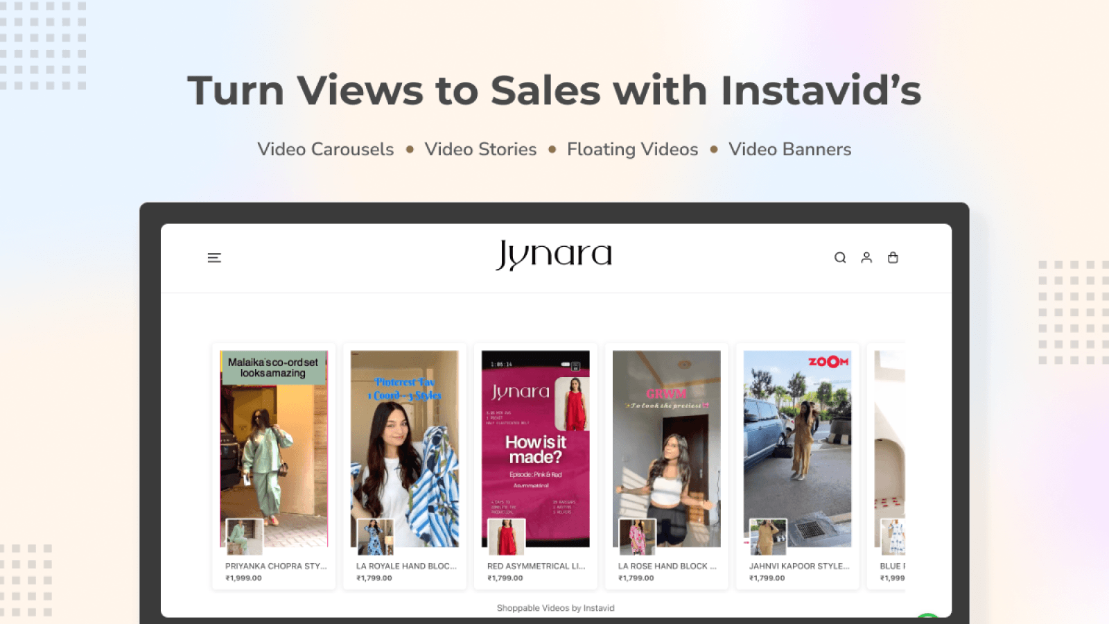 InstaVid Shoppable Videos+Reel screenshot 1