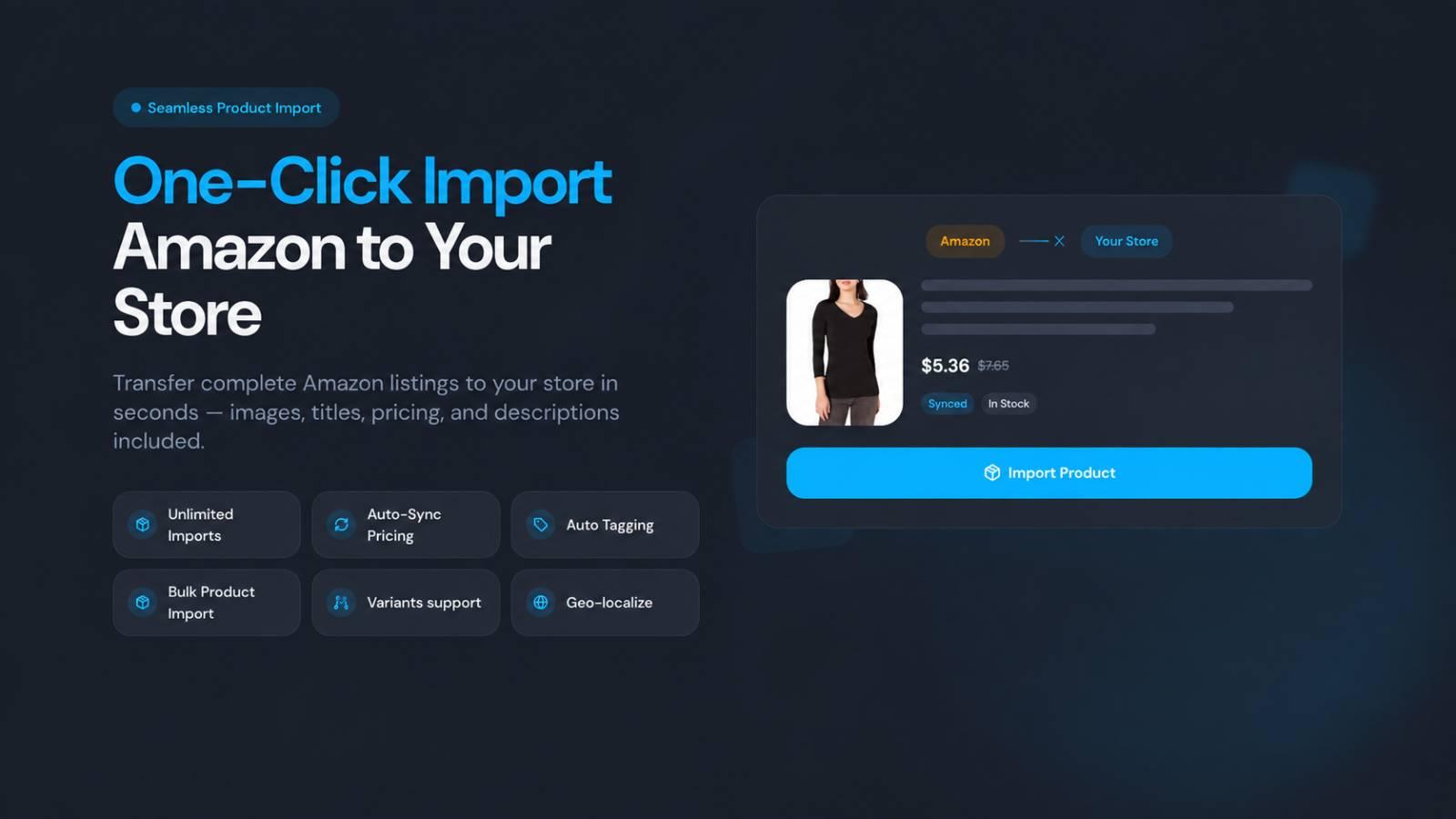 Amazon Importer Spreadr App screenshot 1