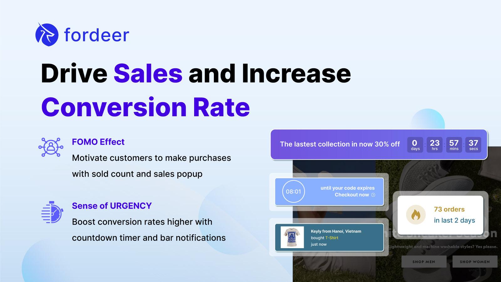 Fordeer: Sales Pop Up ‑ Popups screenshot 2