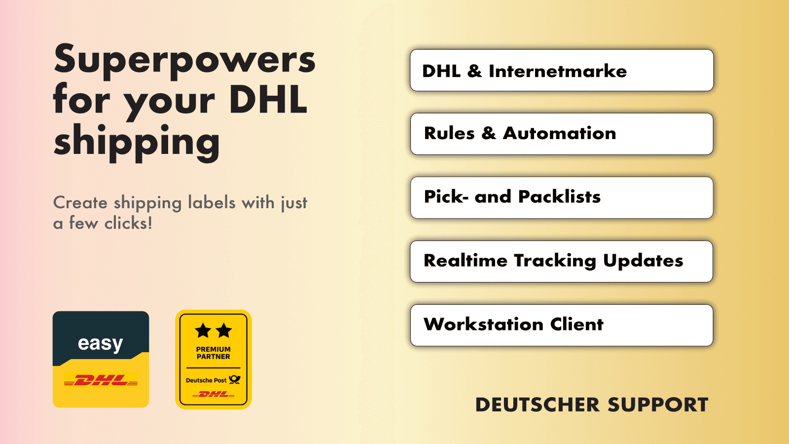 DHL & Post Shipping | easyDHL screenshot 1