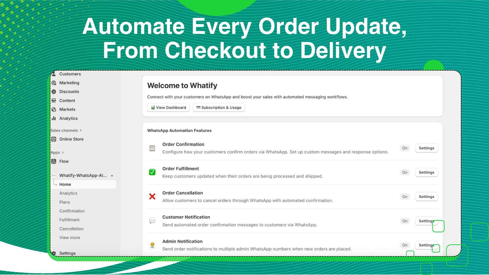 Whatify Orders AI Automation screenshot 2
